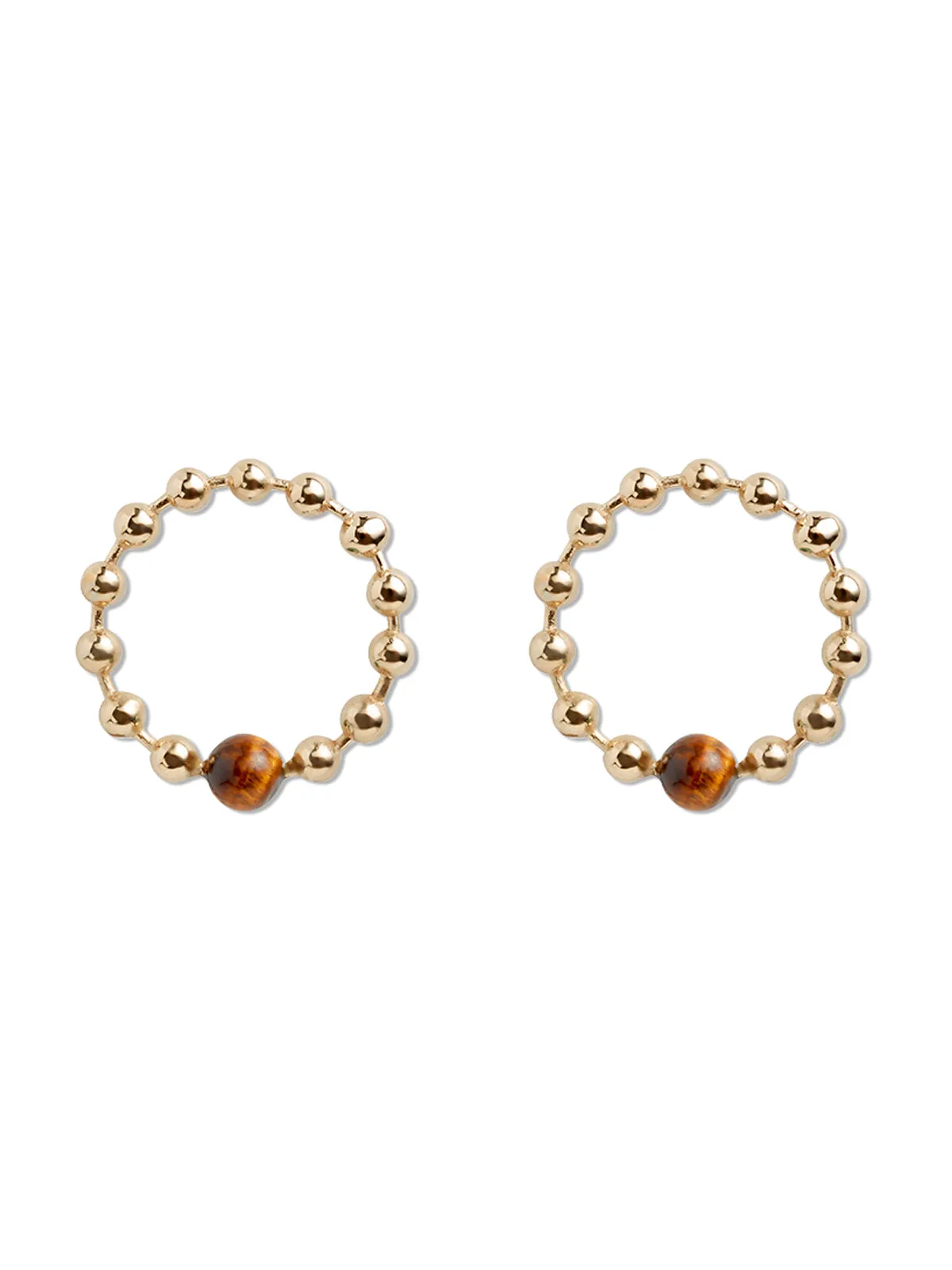 Tiger's Eye Habibi Earrings