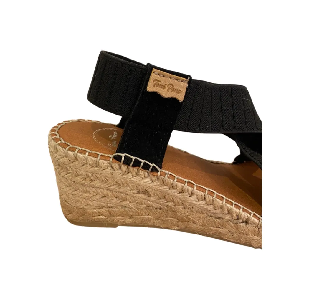 Tura Black Espadrille