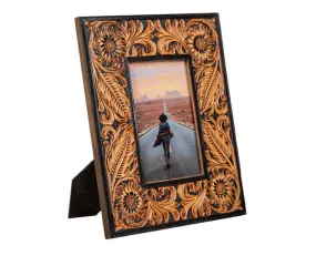 Wyburn Canyon Hand-Tooled Photo Frame